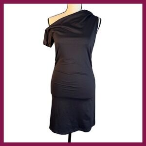 Princess Polly One Shoulder Bodycon Dress Cocktail Evening Sexy Black - Size‎ 6
